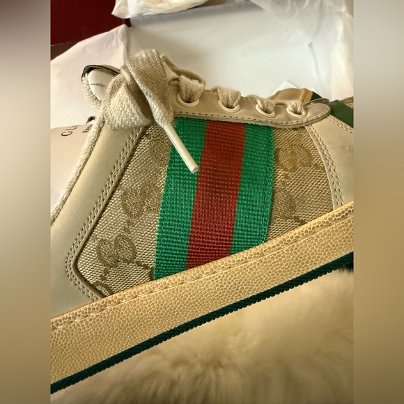GUCCI WOMEN SCREEN SNEAKER MULE - Picture 14 of 16